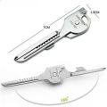 6 in 1 Useful Multifunction Knife Practical Swiss Tech Utili Key Outdoor Screwdriver Bottle Opener Keychain Camping Hiking Tools. 