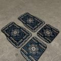 4PCS Universal Car Mats Set, Polyester All Weather Front Floor Mats, Non Slip Auto Carpets for Cars.