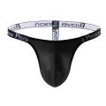Men's Underwear G-string Thongs PU Leather Thongs Mens Bikini G-string T-back Underwear Thongs.