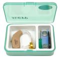 JECPP Hearing Aids Sound Amplifier Battery Powered In Ear Hearing Enhancement Device with Storage Case Cleaning Brush Screwdrive. 