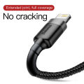 Baseus USB Cable for iPhone14 13 12 11 Pro Max Xs X 8 Plus Cable 2.4A Fast Charging Cable for iPhone Charger Cable USB Data Line.