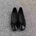 Spring New French Square Toe Flat Shoes - Women's Shallow Bowknot Casual Mary Jane Flats, Comfortable Versatile Daily Pumps 2026.