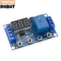 DC 6-30V Support Micro USB 5V LED Display Automation Cycle Delay Timer Switch Off Delay Time Relay 6V 9V 12V 24V. 
