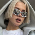 Y2k Classic Punk Wrap Around Vintage Sunglasses Women Men Luxury Brand Designer Sun Glasses Fashion Sport Eyewear UV400 Goggles. 