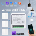Tuya WiFi Smart Light Switch Smart Home Wireless RF 433mhz Push Button Wall Switch Via Alexa  Home Alice Smart Life App lightify. 