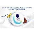 Nivea Body Lotion - 100ml
and Nivea Soft Jar Moisturising Cream 50
ml.