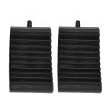 [1 pair] anti-slip rubber car wheel chock, wheel chock, wheel chock, wheel chock, ABS plastic wheel chock. 