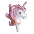10pcs MiNi Unicorn Foil Balloons Birthday Theme Party Decoration Kids Toys Air Globos Baby Shower Wedding Decoration Supplies. 
