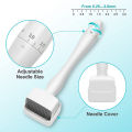 Original Imported Derma Stamp with Adjustable 140 & 100 Micro Needles - Skin Therapy Tool having 0-3.00mm Adjustable Needles for Targeted Treatment of Acne Scars, Wrinkles, and Hair Regrowth. 