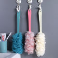 Scrubbing Brush Head, Body Scrub Sponge, Body Scrub Fiber, with Handle, Back Scrubber. 