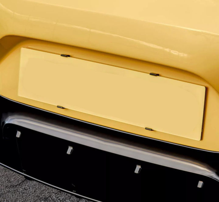 Universal Frameless License Plate Clips Press-Type Number Plate Holders ...