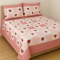 Embroidered Patch Work King Size BedSheet - High Quality - Cotton Double Bedsheet Embroided.... 