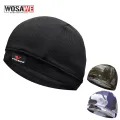 WOSAWE Motorcycle Helmet Inner Cap Quick Dry Breathable Hat Racing Cycling Cap Under Helmet Sweat hat for Helmet Motocross cap. 