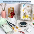 1/2/3 Yards Resin Rhinestone Ribbon Self Adhesive Diamond Ribbon Crystal Roll Glitter Resin Diamond Belt Bling For DIY Art Craft. 