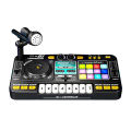 DJ Controller for Kids DJ Disc Player Electronic Keyboard  DJ Mixer Table with  Microphone Dynamic Lighting Effects. 