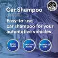 THREE GUYS Wash & Wax Shampoo (German Engineered) – Car Shampoo with Carnauba Wax | Wash & Shine in One Step | High Foam Formula. 
