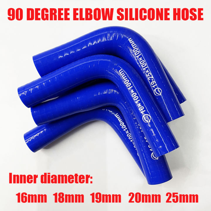 90 Degree Silicone Elbow Hose Joiner Bend Tube for Intercooler Cold Air Intake Hose Turbo Intake Pipe Modification Tube