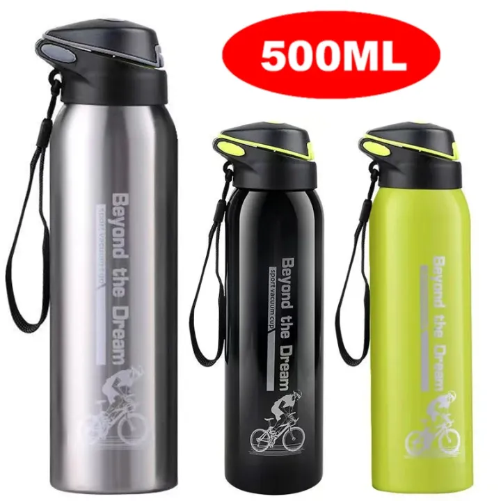 500ML%20Bicycle%20Water%20Bottle%20Vacuum%20Stainless%20Steel%20Cycling%20Water%20Bottle%20Double%20Walled%20Simple%20Thermo%20Mug%20Insulated%20With%20Straw%20-%20Image%202