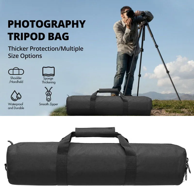 65 80 90 100 125cm Padded Camera Monopod Tripod Carrying Bag Case