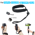 Wrist strap Anti-Lost weave with 1/4 Screw for DSLR GO PRO Hero 13 12 11 10 DJI OSMO Action 5 4 Insta360 X5 Accessories. 