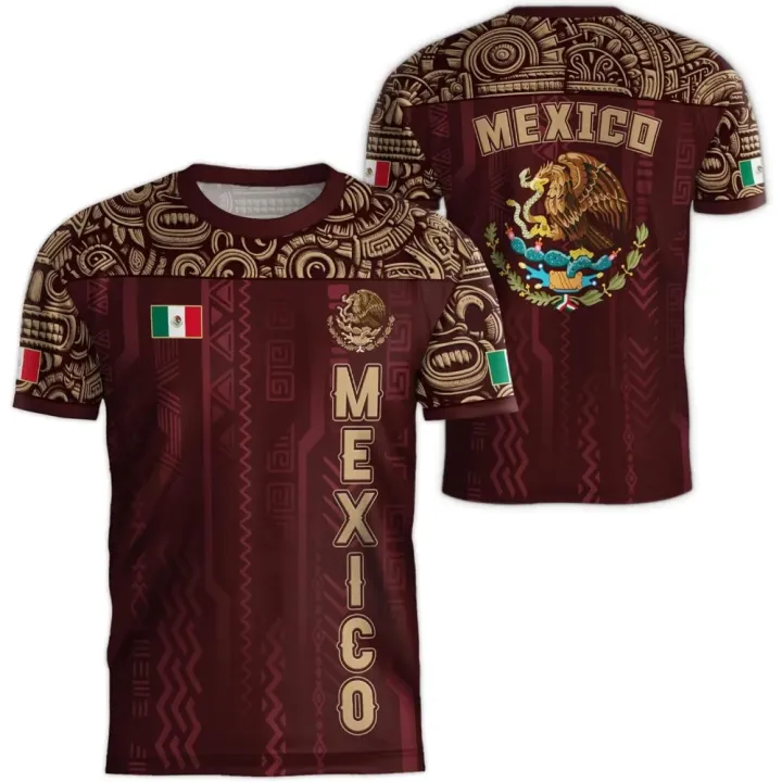 MEXICO%20Flag%203D%20Print%20Sport%20Quick-dry%20Breathable%20Men%20T-shirt%20Outdoor%20Football%20Jersey%20Team%20Short-sleeve%20Parent-child%20Top%20Clothing%20-%20Image%203