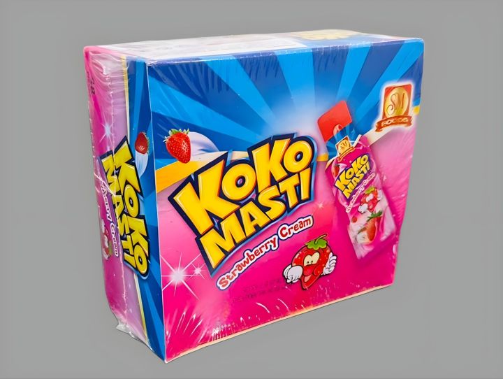 Koko Masti Strawberry Cream Chocolate Pack of 40 PC's
