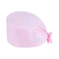 Nurse Solid Color Hat Surgical Cap Operating Room Hat Female Doctor Hats Stomatology Button Cap Dustproof ICU Nurse Hat.