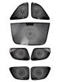 Car Horn Cover Door Horn Protective Cover A-pillar tweeter Horn Cover Stainless Steel For Mercedes Benz C Class W206 2022-2025. 