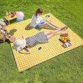 Large Beach Blanket Outdoor Picnic Blankets Waterproof Sandproof Portable Blankets Foldable and Lightweight for Camping.