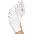 White Cotton Gloves Men Formal Tuxedo Uniform Gloves  Guard Parade Ceremony Costume Cosplay Coin Jewelry Butler Glove. 