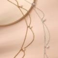 Women Head Jewelry Hair Chain Simple Shining Sequins Head Ornaments Pendant Head Chain Head.