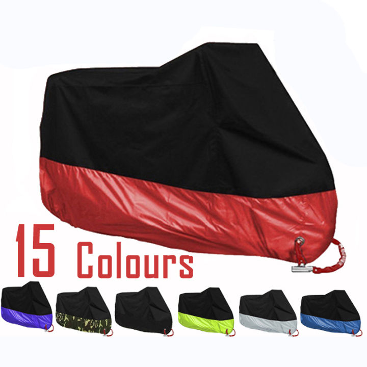 Motorcycle Cover Universal Outdoor UV Protector Scooter All Season Waterproof Bike Rain Dustproof Cover M L XL 2XL 3XL 4XL 190T