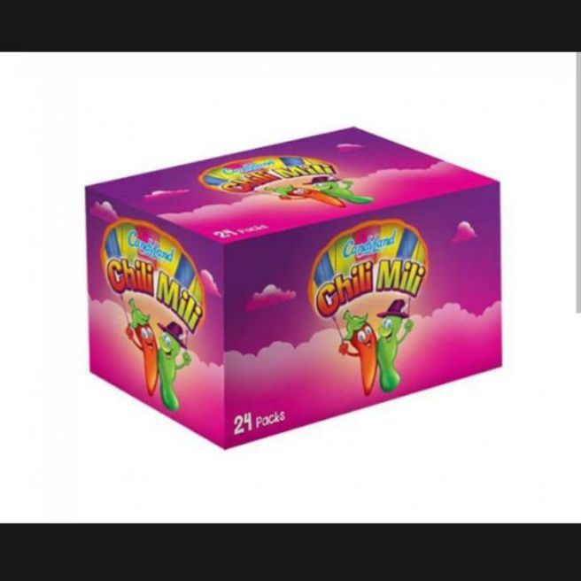 Candyland Chili Mili Jelly (Pack Of 24) / Children Kids Speacialist And Favorite Jelly / Candyland Original Jelly / With Affordable Price / Hot Gummy Candy