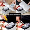 Electric Knife Sharpener Dual-Sided Portable Kitchen Tool Professional Chef Accessories Fast Grinding System Home Sharpening Sto.