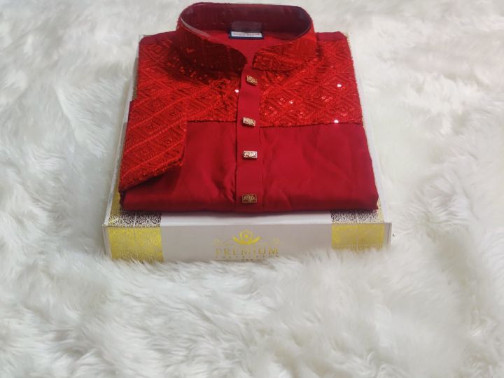 Eid%20spcial%20mens%20New%20design%20semilong%20panjabi%20-%20Image%203