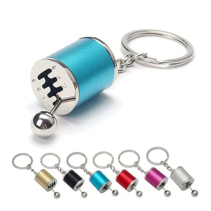 Metal Keyring Creative Car Shifter Keychain Six Speed Manual ...