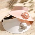 Rotating Fan hat | Chargeable Fan Cap. 