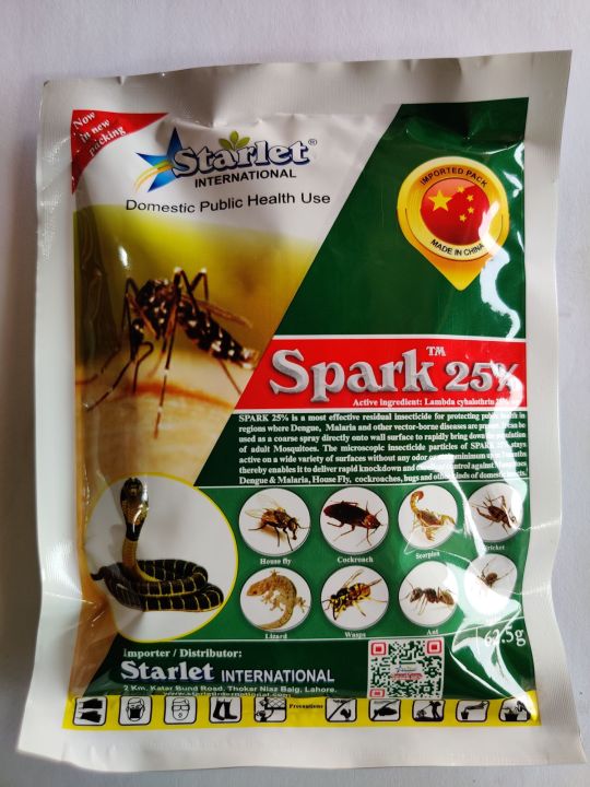 Spark 25% | Lambda Cyhalothrin 25% imported pack for household insects pest control