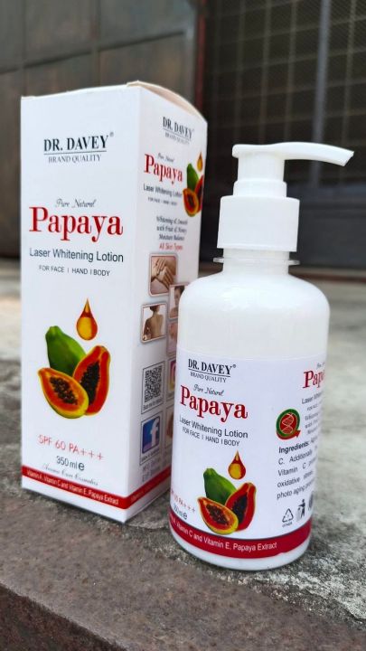 Dr.Davey Papaya Laser Whitening Body Lotion SPF 60+++