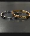 Beautiful shiny elegant branded yellow gold silver love bangle bracelet Kara for women and girls. 