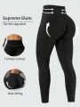 Womens Daily Athletic High Waist Skinny Leggings Tummy Control Hip Lifting Stretch Pants For Yoga Fitness Running Cycling. 