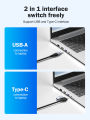 Lemorele 1080P Video Capture Card HDMI to USB A/USB-C Video Grabber for Computer Camera Game Live Stream Meeting Recording.