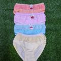 3 Piece Panty Soft Cotton Stretchable Slim Fit comfortable Export Quality Panty For Women & Girls. 