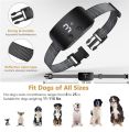 Touch Dog Training Device-Humanized, Non-Impact Barking Collar-With 3 Modes-Small, Medium And Large Dog Breeds-Harmless Training Bark Stopper-Adjustable USB Charging (Black). 