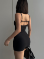 Solid Backless Tank Bodysuit Hot Camisole Top Jumpsuit Women's Bodycon Summer Black Sleeveless Slim Rompers Y2k Clothing.