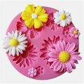 3D Flower Silicone Molds Fondant Craft Cake Candy Chocolate Sugarcraft Ice Pastry Baking Tool Mould. 