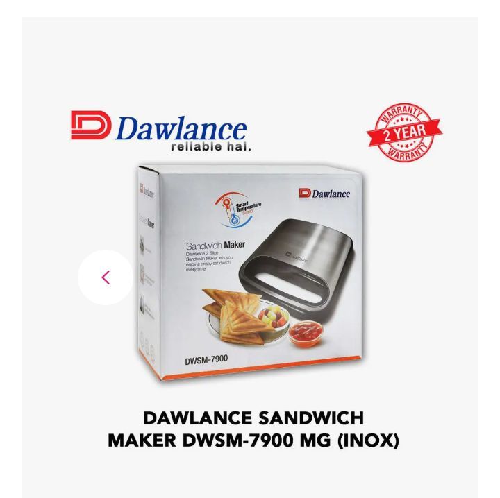 Dawlance Sandwich Maker (Dwsm 7900 mg) (Inox)