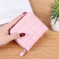 Mini Women's Short Zipper Zero Wallet Soft Leather Bag Anti-theft Feature Simple Classic Printed Cartoon Geometric Letter.