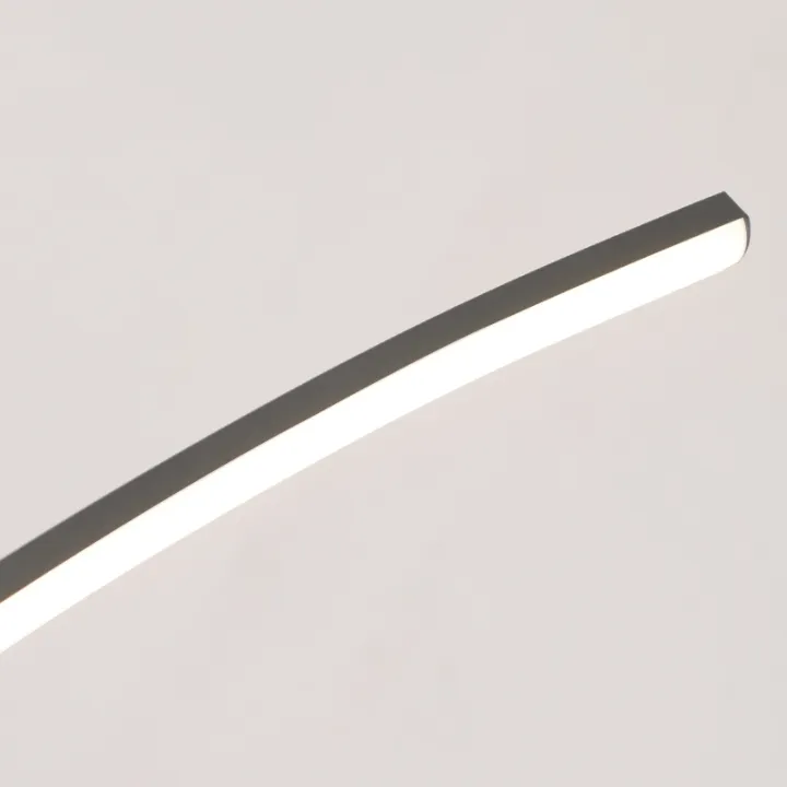 Pendant Light Nordic Chandelier Interior Décor Strip Curved Bridge LED ...
