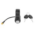 3 PIN Thumb Throttle Electric Door Lock Switch for KUGOO KuKirin G2 Pro KIRIN G2 MAX Electric Scooter Switch Lock with Key. 
